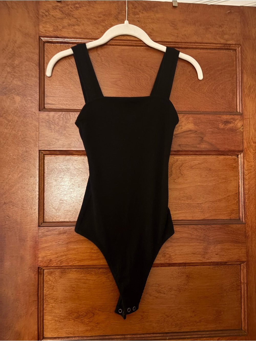 American Eagle ribbed black bodysuit